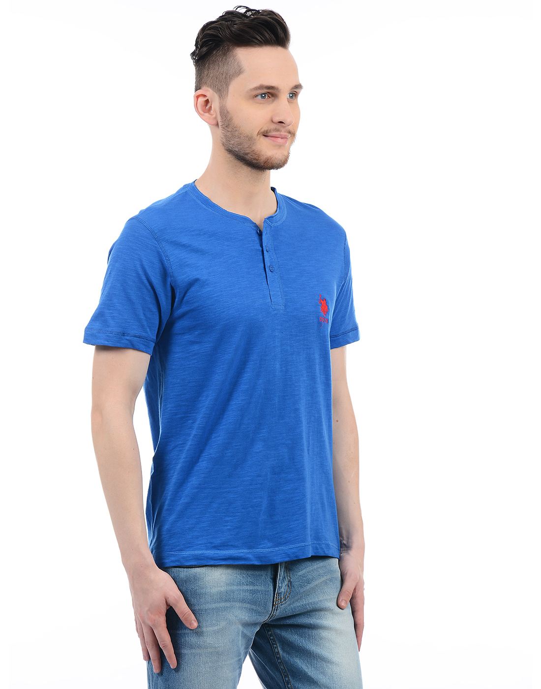 U.S. Polo Assn. Men Solid T-Shirt